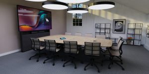 Ordine e funzionalità nella sala riunione